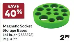 Princess Auto Magnetic Socket Storage Bases offer