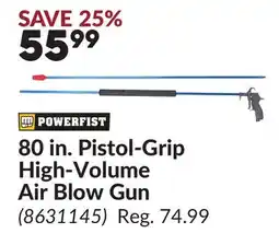 Princess Auto 80 in. Pistol-Grip High-Volume Air Blow Gun offer