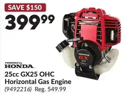 Princess Auto 25cc GX25 OHC Horizontal Gas Engine offer