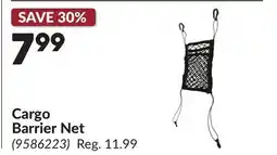 Princess Auto Cargo Barrier Net offer