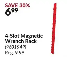Princess Auto 4-Slot Magnetic Wrench Rack offer