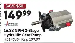 Princess Auto 16.38 GPM 2-Stage Hydraulic Gear Pump offer