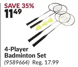 Princess Auto 4-Player Badminton Set offer