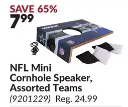 Princess Auto NFL Mini Cornhole Speaker, Assorted Teams offer