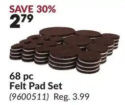 Princess Auto Felt Pad Set offer