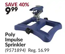 Princess Auto Poly Impulse Sprinkler offer