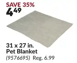 Princess Auto 31 x 27 in. Pet Blanket offer