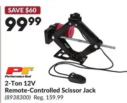 Princess Auto 2-Ton 12V Remote-Controlled Scissor Jack offer