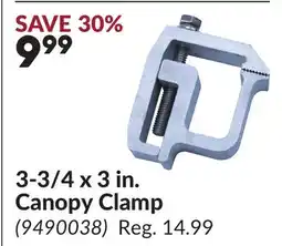 Princess Auto 3-3/4 x 3 in. Canopy Clamp offer