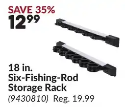 Princess Auto 18 in. Six-Fishing-Rod Storage Rack offer