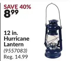 Princess Auto 12 in. Hurricane Lantern offer