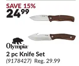 Princess Auto 2 pc Knife Set offer