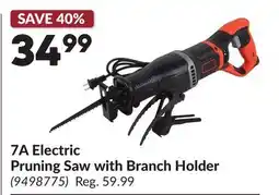 Princess Auto 7A Electric Pruning Saw with Branch Holder offer