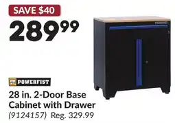 Princess Auto 28 in. 2-Door Base Cabinet with Drawer offer