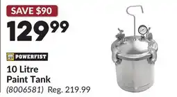 Princess Auto 10 Litre Paint Tank offer