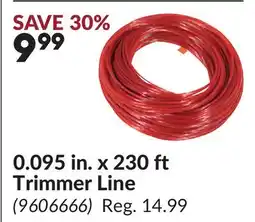 Princess Auto 0.095 in. x 230 ft Trimmer Line offer