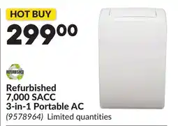 Princess Auto Refurbished 7,000 SACC 3-in-1 Portable AC offer