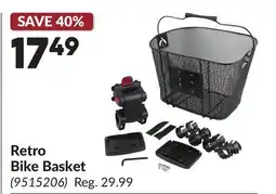 Princess Auto Retro Bike Basket offer