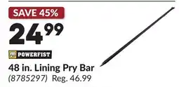 Princess Auto 48 in. Lining Pry Bar offer