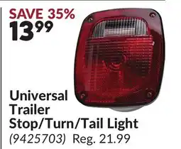 Princess Auto Universal Trailer Stop/Turn/Tail Light offer