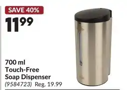 Princess Auto 700 ml Touch-Free Soap Dispenser offer