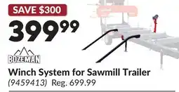 Princess Auto Winch System for Sawmill Trailer offer