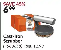 Princess Auto Cast-Iron Scrubber offer