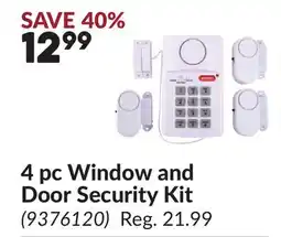 Princess Auto 4 pc Window and Door Security Kit offer