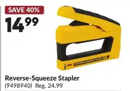 Princess Auto Reverse-Squeeze Stapler offer