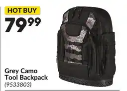 Princess Auto Grey Camo Tool Backpack offer