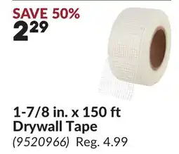 Princess Auto 1-7/8 in. x 150 ft Drywall Tape offer