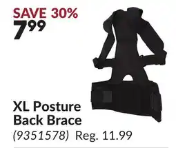 Princess Auto XL Posture Back Brace offer