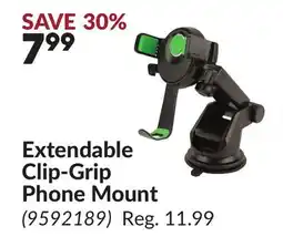 Princess Auto Extendable Clip-Grip Phone Mount offer