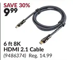 Princess Auto 6 ft 8K HDMI 2.1 Cable offer