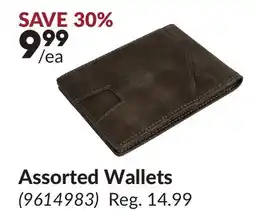 Princess Auto Assorted Wallets offer