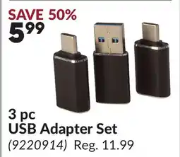 Princess Auto 3 pc USB Adapter Set offer