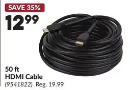 Princess Auto 50 ft HDMI Cable offer