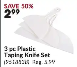 Princess Auto 3 pc Plastic Taping Knife Set offer