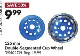 Princess Auto 125 mm Double-Segmented Cup Wheel offer