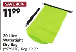 Princess Auto 20 Litre Watertight Dry Bag offer