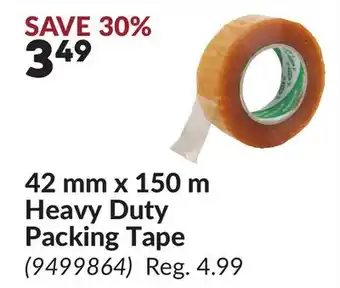 Princess Auto 42 mm x 150 m Heavy Duty Packing Tape offer