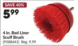 Princess Auto 4 in. Bed Liner Scuff Brush offer