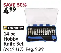Princess Auto 14 pc Hobby Knife Set offer
