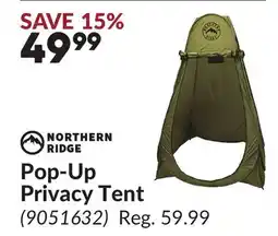 Princess Auto Pop-Up Privacy Tent offer