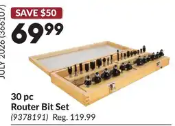 Princess Auto 30 pc Router Bit Set offer