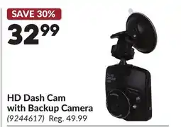 Princess Auto HD Dash Cam with Backup Camera offer