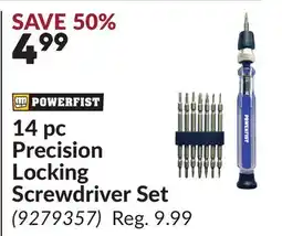 Princess Auto 14 pc Precision Locking Screwdriver Set offer