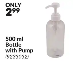 Princess Auto 500 ml Bottle with Pump offer