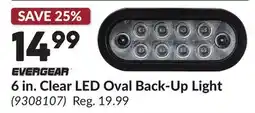 Princess Auto 6 in. Clear LED Oval Back-Up Light offer