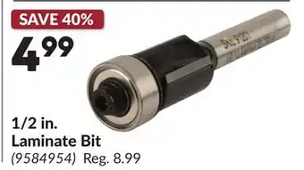 Princess Auto 1/2 in. Laminate Bit offer